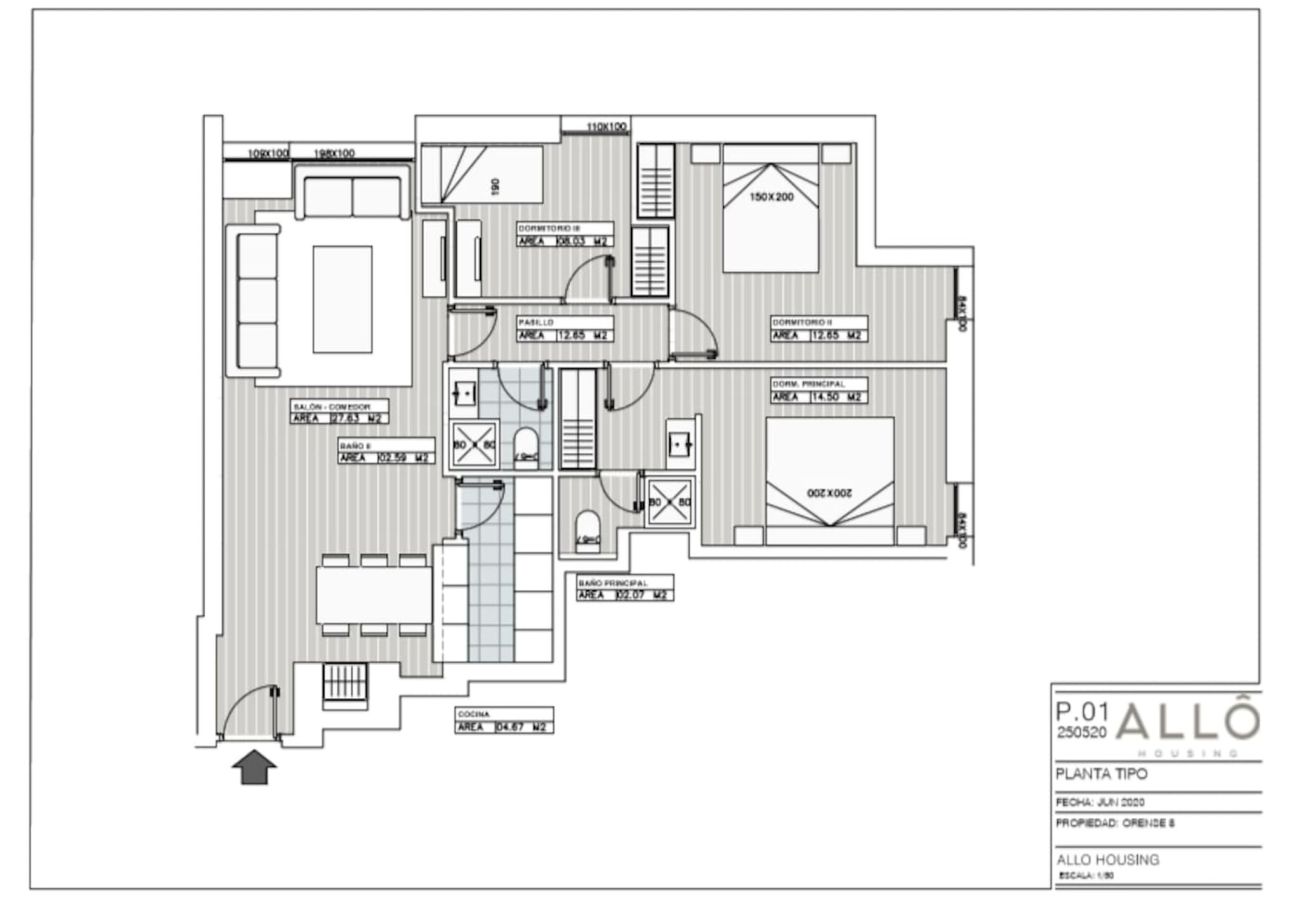 Apartment in Madrid - Piso 3 habs. en Nuevos Ministerios by Sharing Co.