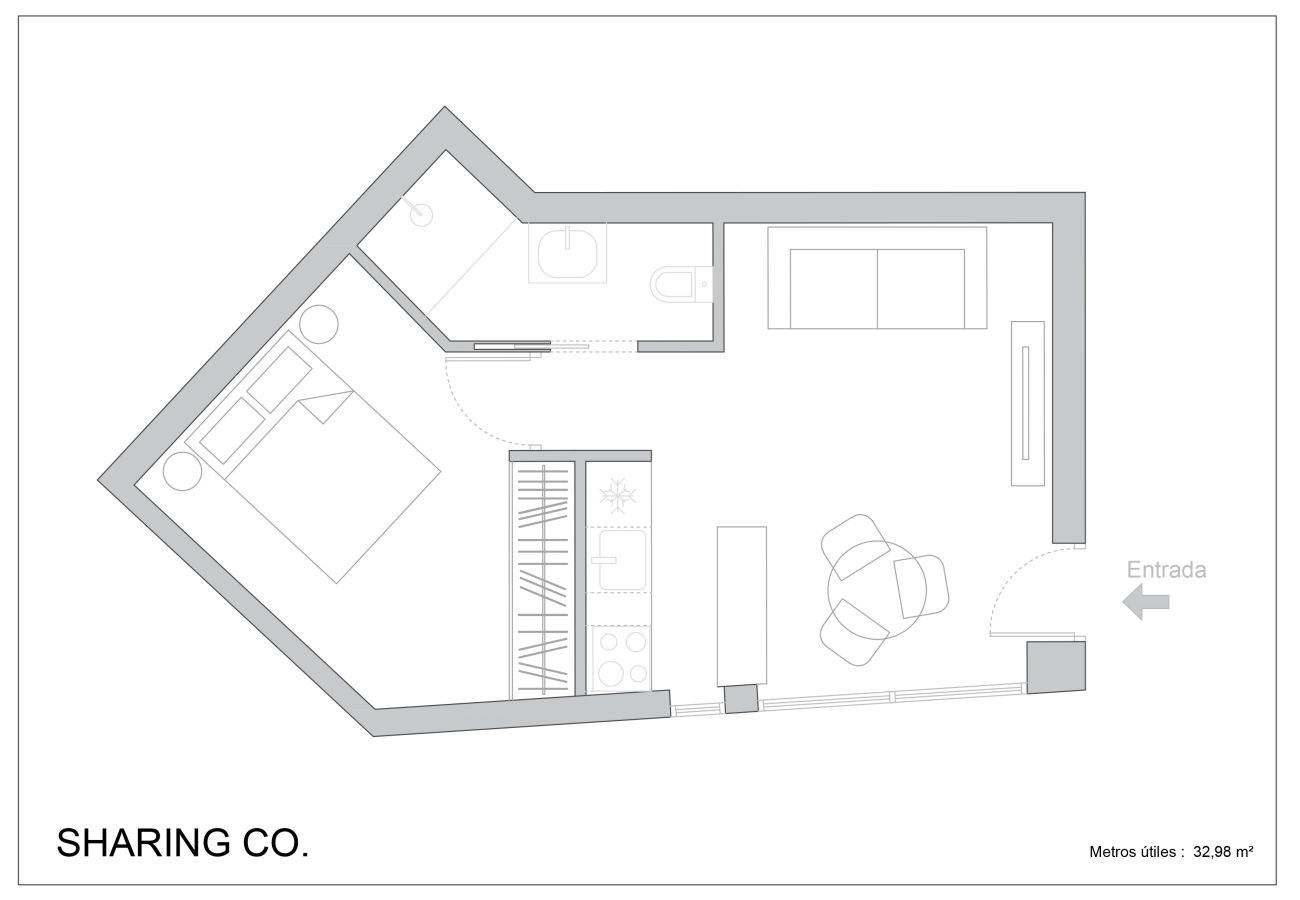 Apartment in Madrid - Apartamento de 1 hab en Simancas por Sharing Co.